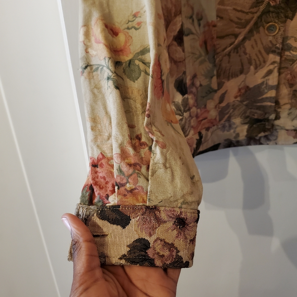 Coldwater Creek Patchwork Jacket Size Pm - image 4